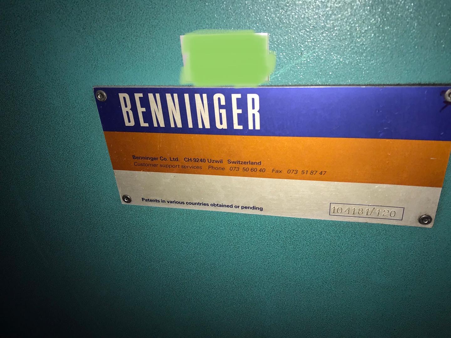 220 cm beninger çözgü makinesi