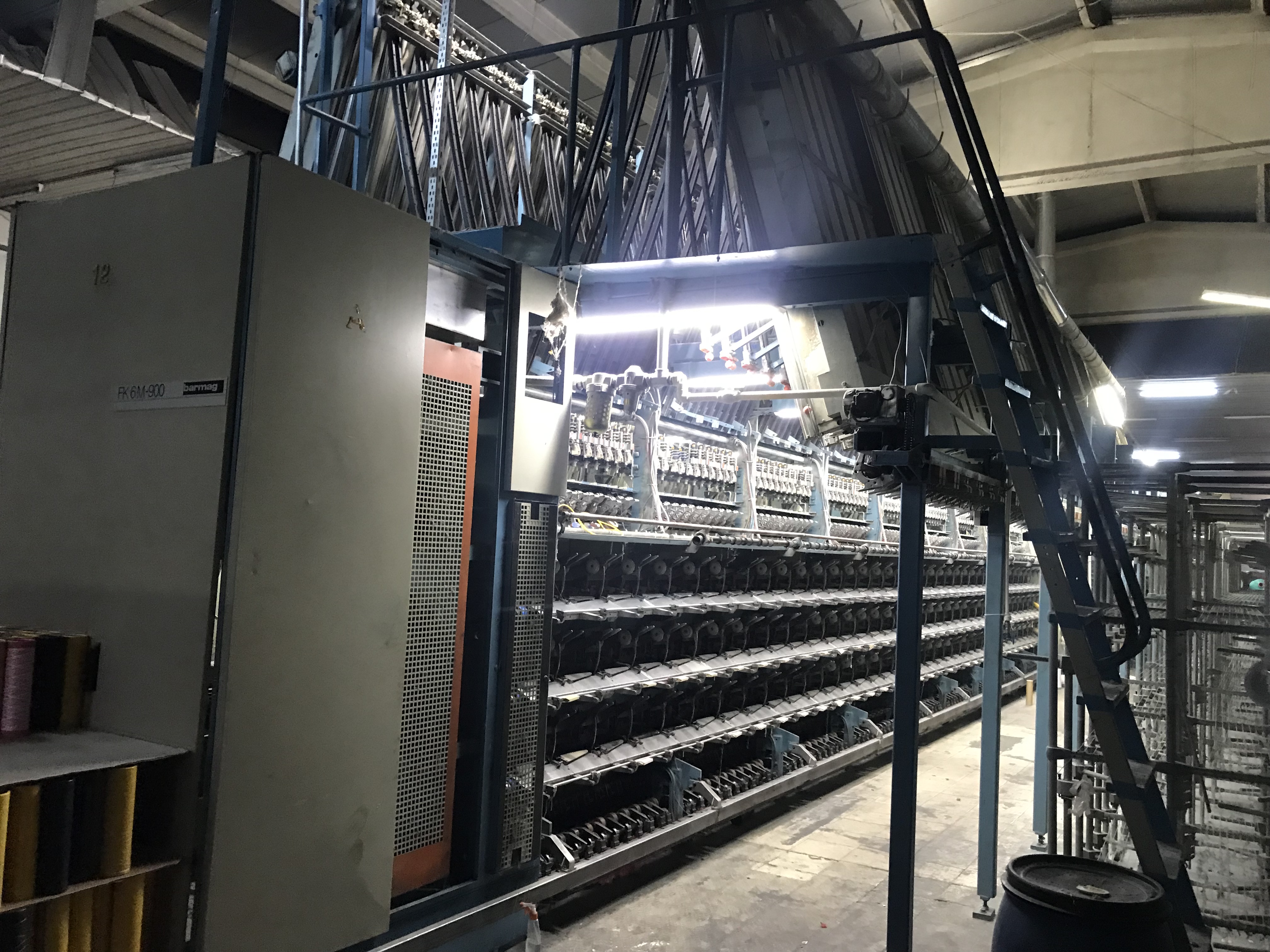 Barmag fk 900 tekstürize makinası