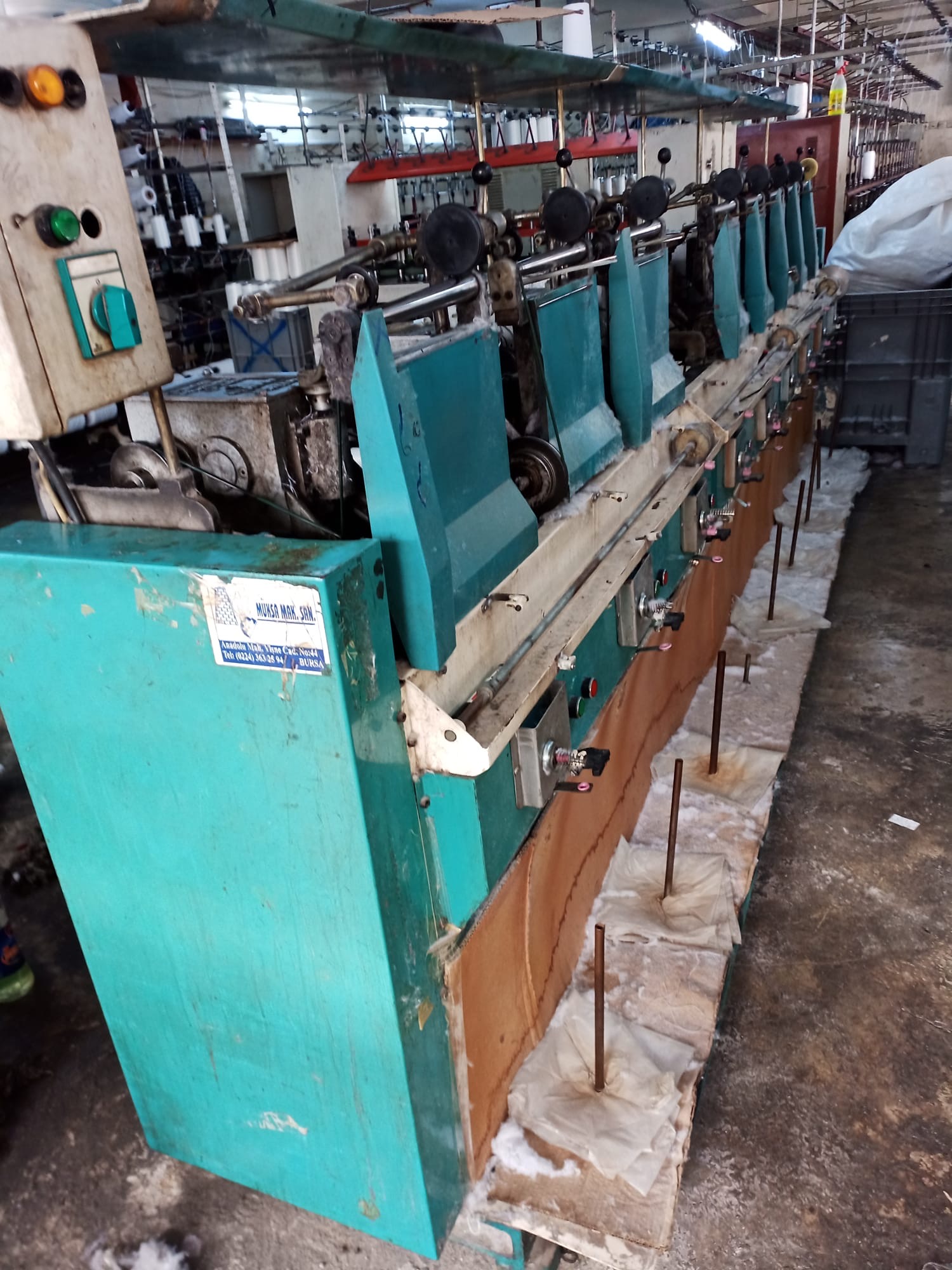 Tepeler, müksa aktarma makinaları