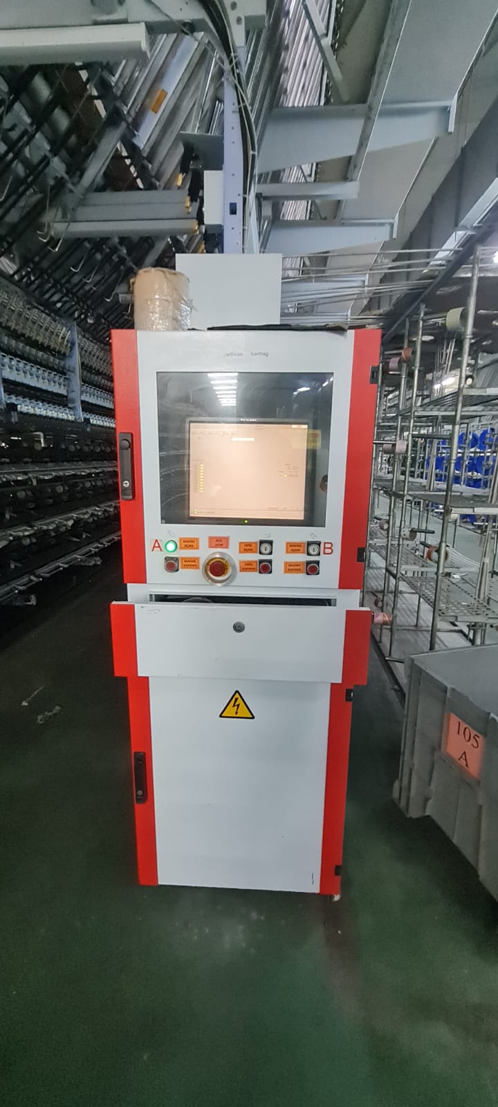 Barmag fk 1000 double tekstürize makinası ( آلة التركيب المزدوج Barmag FK 1000)