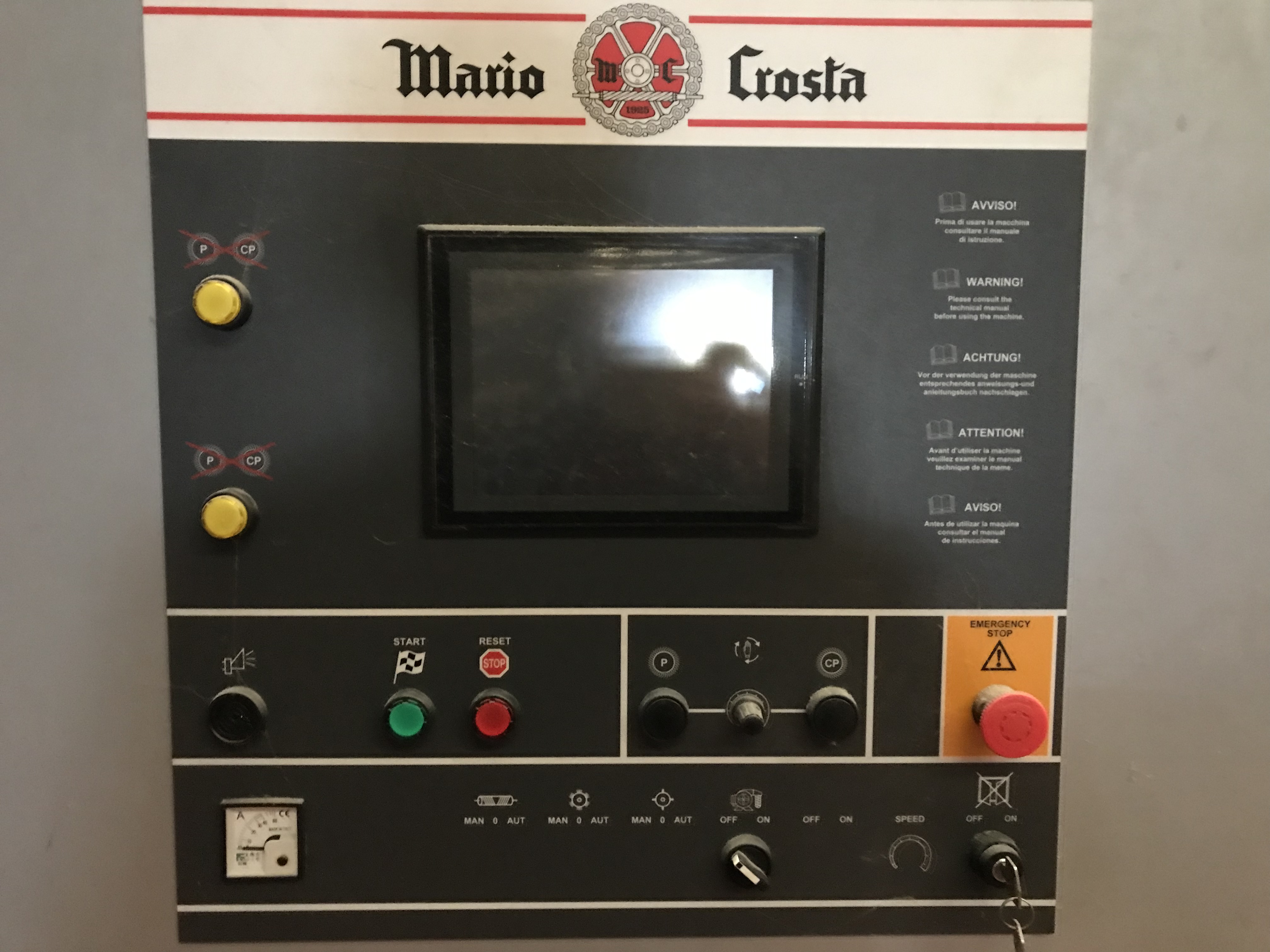 Mario crosto çift tambur şardon makinası