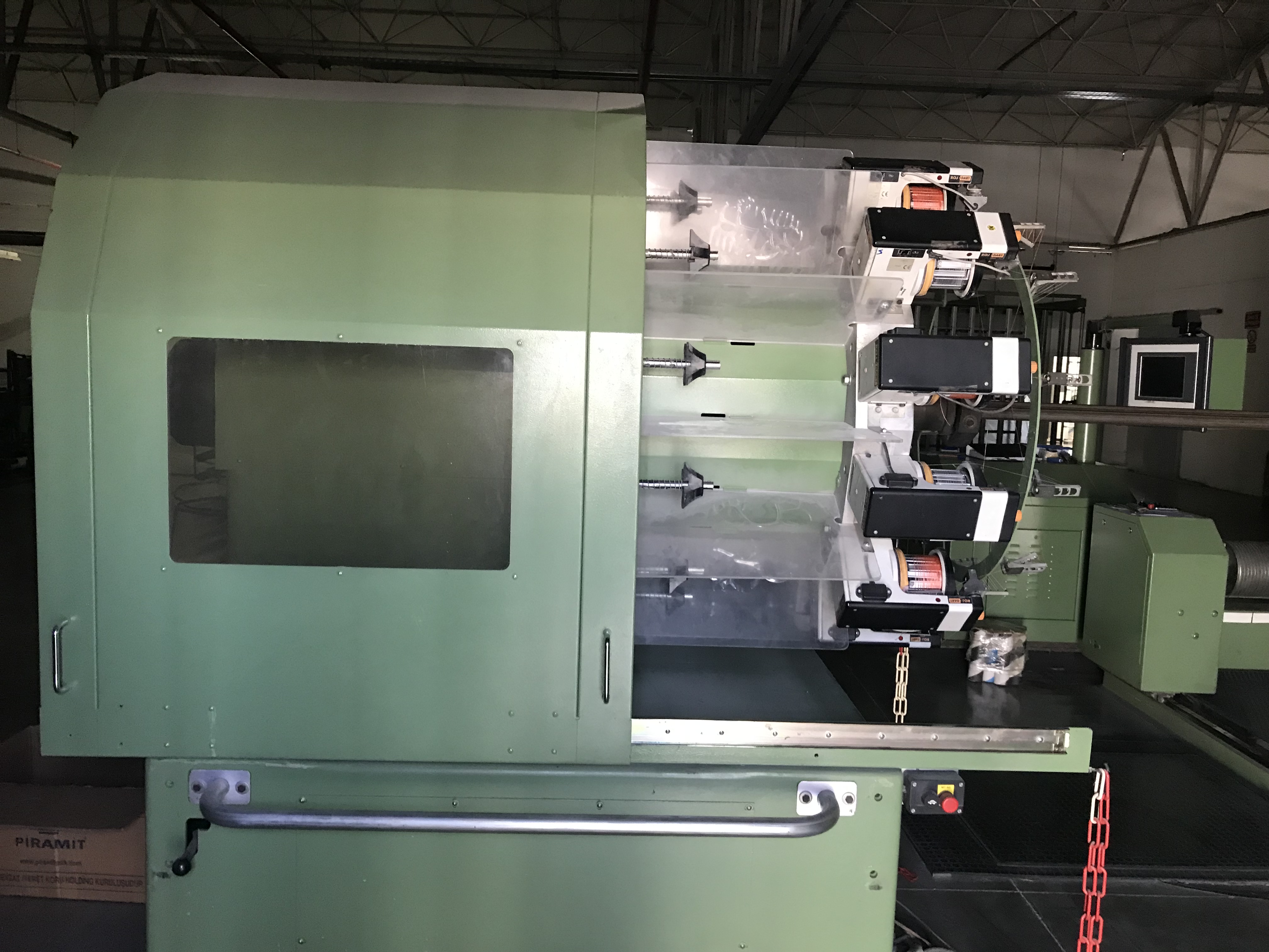 Karl mayer numune çözgü makinası