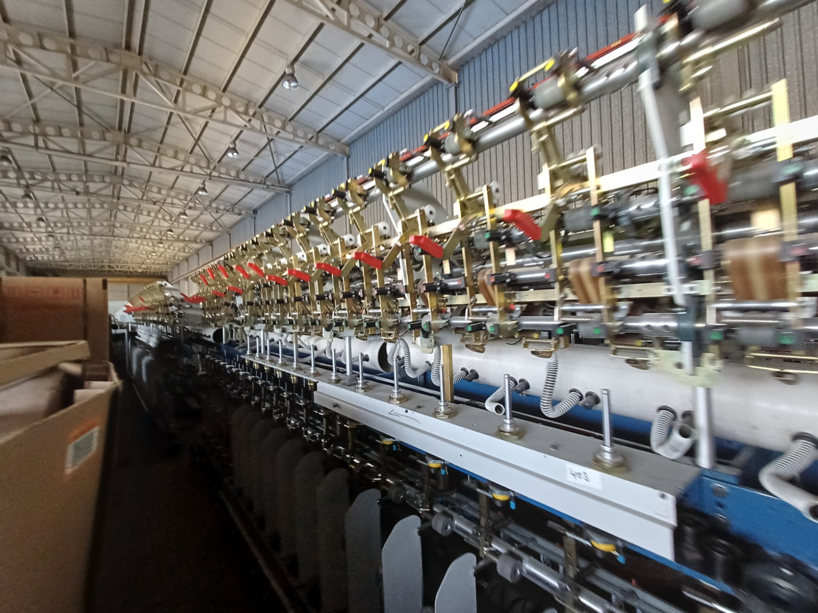 Mispa çift çekim air ribo fantazi iplik makinası