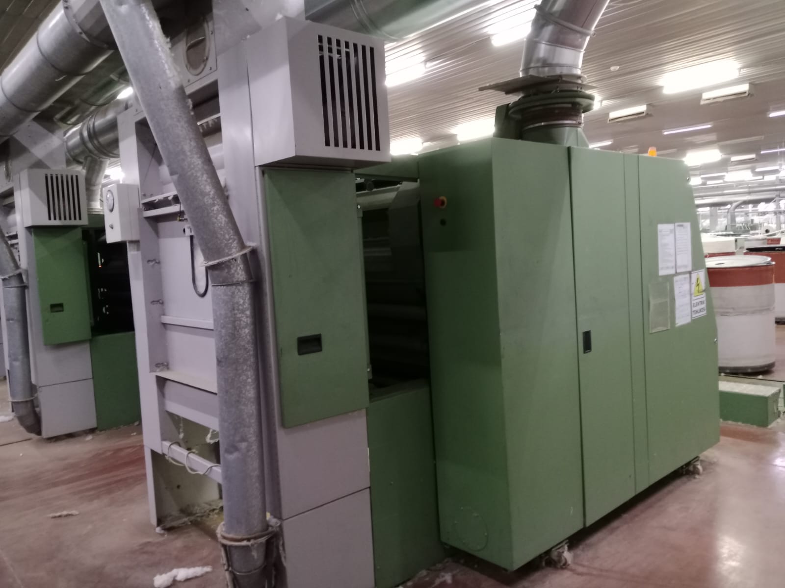 Rieter c 51 tarak makinaları ( rietere c 51 carding machines) 