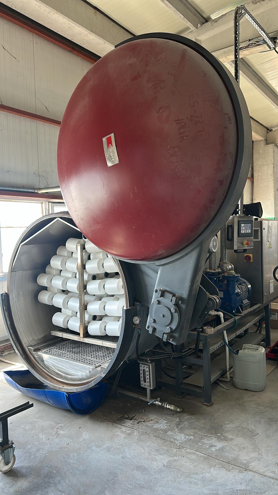 İplik fikse makinası 1 tonluk